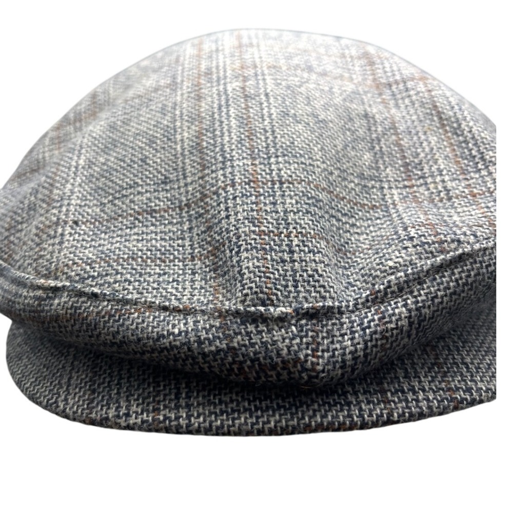 Vintage 80s Adams New York Wool Newsboy Cap Size 7 1/8 - Picture 4 of 5